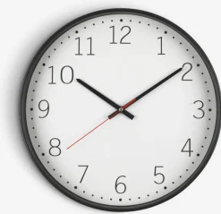 Vægur TOBIAS Ø41cm lydløs