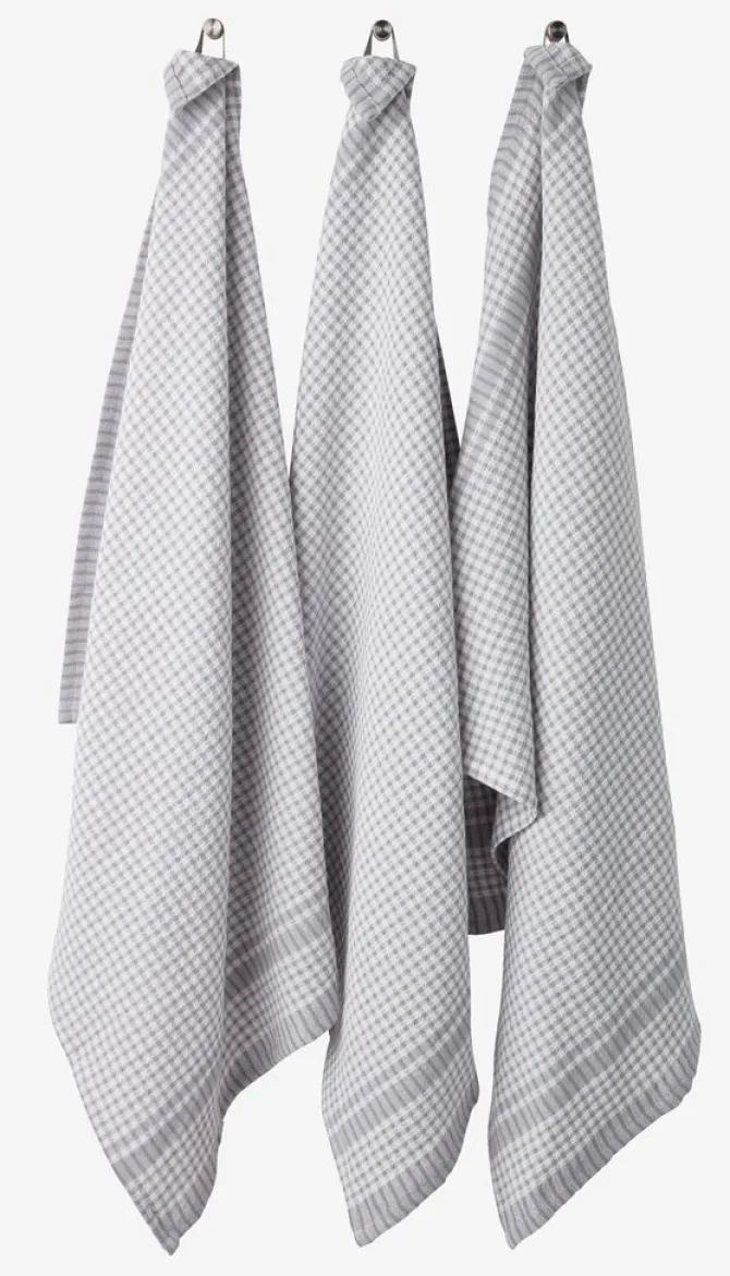 Viskestykke SANDARVE 50x70 grå 3 stk/pk