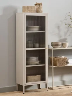 Vitrine HOPTRUP 1 låge beige