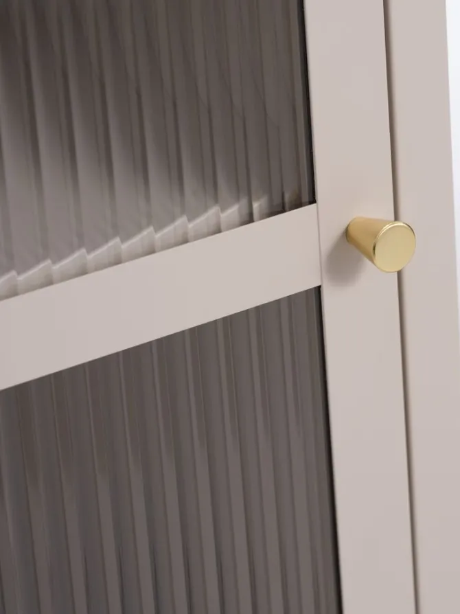 Vitrine HOPTRUP 1 låge beige