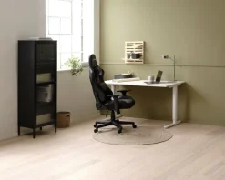 Vitrineskab HOPTRUP 1 låge sort stål