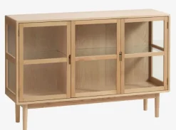 Vitrineskab LANGELINIE 3 låger eg