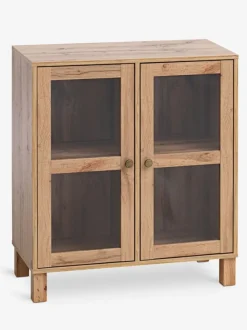 Vitrineskab SKALS glaslåger eg