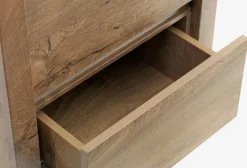 Vitrineskab VEDDE 1 låge vild eg