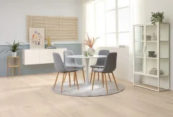 Vitrineskab VIRUM 2 låger hvid