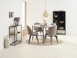 Vitrineskab VIRUM 2 låger sort