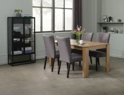 Vitrineskab VIRUM 2 låger sort