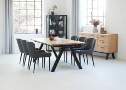 Vitrineskab VIRUM 2 låger sort