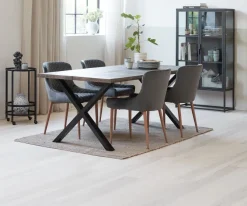 Vitrineskab VIRUM 2 låger sort