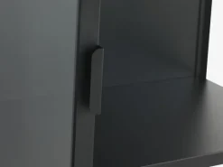 Vitrineskab VIRUM 2 låger sort