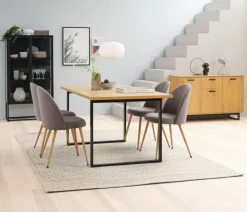 Vitrineskab VIRUM 2 låger sort